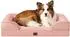 LuxusKollektion Orthopädisches Hundebett Memory Foam, 104x69cm, rosa