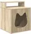 vidaXL Katzenhaus Sonoma 42,5 x 40 x 53,5 cm Holzwerkstoff