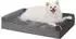 LuxusKollektion Orthopädisches Hundebett dunkelgrau 90x57x16cm