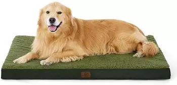 LuxusKollektion Orthop&auml;disches Hundebett, dunkelgr&uuml;n, 112x81x8cm, waschbar