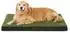 LuxusKollektion Orthopädisches Hundebett, dunkelgrün, 112x81x8cm, waschbar