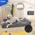 LuxusKollektion Orthopädisches Hundebett XL, dunkelgrau, 111x81x18cm