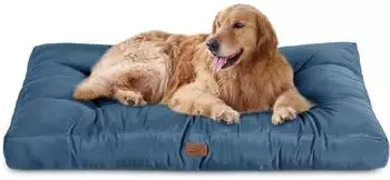 LuxusKollektion Hundekissen XXL 111x89cm, 10cm, dunkelblau, waschbar