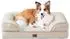 LuxusKollektion Orthopädisches Hundebett Memory Foam, 104x69cm, beige, wasserdicht