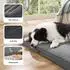 LuxusKollektion Orthopädisches Hundebett, waschbar, dunkelgrau, 91x69x8cm