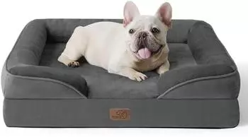 LuxusKollektion Orthop&auml;disches Hundebett 71x58cm, dunkelgrau