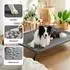 LuxusKollektion Erhöhtes Hunde- & Katzenbett Indoor/Outdoor grau 87x63x20cm