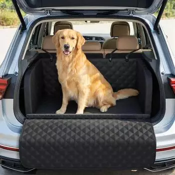 LuxusKollektion Kofferraumschutzdecke Hund gesteppt, SUV Universal, wasserdicht & kratzfest