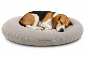 Flamingo Katzenkissen Baleno oval taupe Maße: 80 x 62 x 8 cm