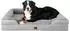 LuxusKollektion Orthopädisches Hundebett XXL 132x104cm, Memory Foam, wasserdicht