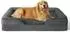 Bedsure Orthopädisches Hundebett 134x106cm, dunkelgrau (für große Hunde)