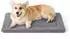 LuxusKollektion Hundematte waschbar, Schaumstoff, 74x46cm, grau