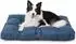 LuxusKollektion Hundebett orthopädisch, waschbar, dunkelblau, 91x68x10cm