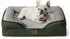 LuxusKollektion Orthopädisches Hundebett 71x58cm, rutschfest, tannengrün