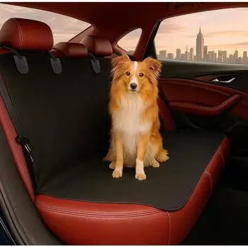 LuxusKollektion Hundedecke Autositzbezug R&uuml;ckbank, wasserdicht, kratzfest, 144x110cm