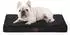 LuxusKollektion Orthopädisches Hundebett, waschbar, schwarz, 76x51x8cm