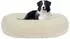 LuxusKollektion Hundebett Donut rund, orthopädisch, beige, 90cm Ø
