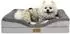 LuxusKollektion Orthopädisches Hundebett mit hohem Rand, rutschfest, 76x55cm