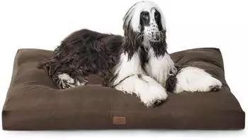 Bedsure Hundekissen XXL 120x90cm, 10cm, braun, Oxford-Gewebe, waschbar