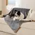 LuxusKollektion Hundedecke wasserdicht Sherpa Fleece grau XL (152x127cm)