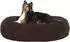 LuxusKollektion Hundebett Donut rund, orthopädisch, waschbar, 80cm Ø, braun