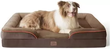 LuxusKollektion Orthop&auml;disches Hundesofa 97x71cm, braun