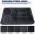 LuxusKollektion Hundebett XXL, Plüsch, waschbar, rutschfest, 122x74cm