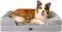 LuxusKollektion Orthopädisches Hundebett Memory Foam, grau, 104x69cm