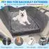 LuxusKollektion Hundebett Auto Rücksitz dunkelgrau, orthopädisch, 127x62,5x5cm