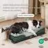 LuxusKollektion Orthopädisches Hundebett 89x63cm, tannengrün