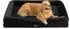 LuxusKollektion Orthopädisches Hundebett 134x106cm, schwarz