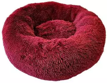 Nobby Kuschelbett Donut Classic Esla rund, bordeaux, &Oslash;70cm (62831)