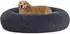 LuxusKollektion Orthopädisches Hundebett Donut, rund, dunkelgrau, 120cm Ø