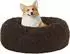 LuxusKollektion Hundebett rund orthopädisch, waschbar, 70cm Ø, braun