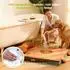 LuxusKollektion Orthopädisches Hundebett Memory-Schaum, wasserdicht, orange, XL