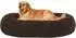LuxusKollektion Hundebett Donut rund, orthopädisch, waschbar, 100cm Ø, braun