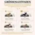 LuxusKollektion Orthopädisches Hundebett grau 106x76x21cm Eierschaum