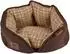 Love Story Rundes Hundebett aus Polyester, braun, Ø 40cm (6COU667NO)
