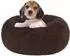 LuxusKollektion Hundebett Donut rund, orthopädisch, braun, 60cm Ø
