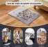 LuxusKollektion Hundebett waschbar, grau, S (60x45cm)