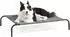 LuxusKollektion Erhöhtes Hunde- & Katzenbett Indoor/Outdoor grau M 105x80x20cm