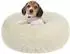 LuxusKollektion Hundebett Donut, orthopädisch, rund, beige, 60cm Ø
