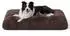 LuxusKollektion Hundebett waschbar, 89x58cm, braun, rutschfeste Unterseite