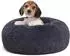 LuxusKollektion Orthopädisches Donut-Hundebett rund, dunkelgrau, 60cm Ø