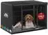 LuxusKollektion Hundekäfigabdeckung 105cm, winddicht, wasserdicht, 600D Oxford