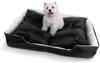 Smoothy Dogbed Supreme Black & White 105 x 80 x 20 cm