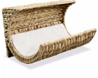 vidaXL Katzenbett mit Kissen Wasserhyazinthe 37 x 20 x 20 cm