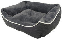 Nobby Hundebett & Katzenbett Classic Arno Eckig 73 X 59 X 18 Cm Grau Hundebetten