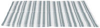 Trixie Kühlmatte 65 x 50 cm L Weiß/Grau Streifen