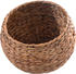 42x33x52cm braun: Pawhut Rattan Katzenkorb mit Kissen
